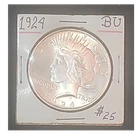 1924 Peace Dollar $1 Uncirculated Uncertified Silver Coin Collectible