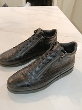 Russell and Bromley Leather Sneakers Boots Black UK 8