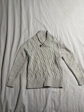 CAT AND JACK Gray Cable Knit Pullover Sweater Size 6/7