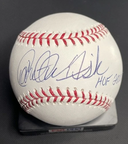 Carlton Fisk Autographed  OML Baseball HOF Inscription JSA Red Sox White Sox