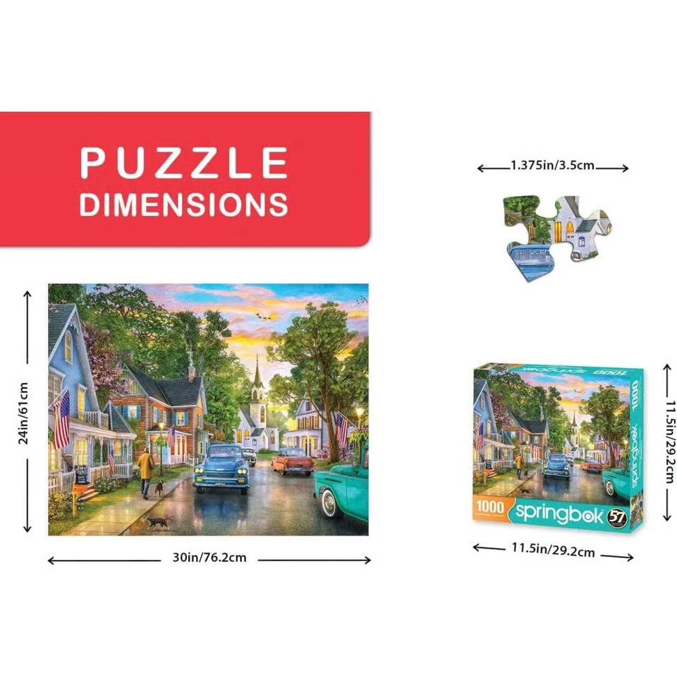 Allied Products,  Blissful Borough 1000 Piece Puzzle - Image 3 of 4