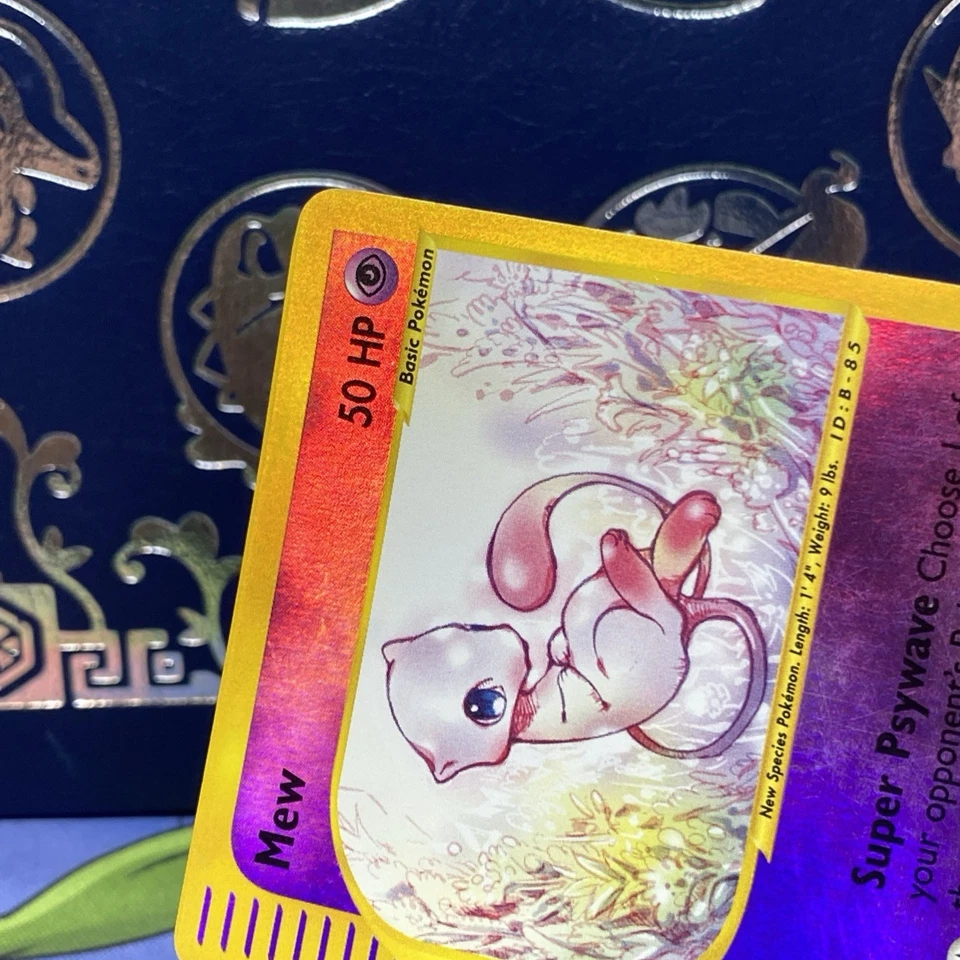 Mew 019/165 Reverse Holo Expedition English Pokemon Card E-Reader Vintage MP + - Image 4 of 4