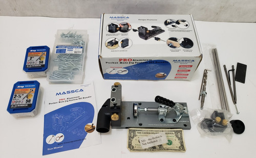 Massca M2 PRO Aluminum Pocket Hole Jig System - Incomplete - READ