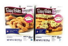 Ultimate Easy Bake Oven Party Pretzel Dippsers and Cheese Pizza 2 Piece Set