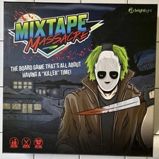 MIXTAPE MASSACRE Board Game 2016 Horror/Halloween Game Complete Rare!