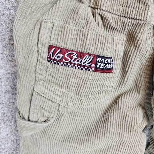 Y2K Disney Pixar Cars 18M Corduroy Pants Lightning McQueen No Stall Racing Team - Picture 6 of 9