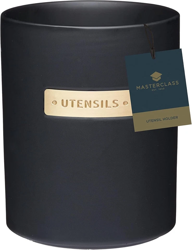 Masterclass Portautensili Da Cucina in Gres E Ottone - Immagine 2 di 4