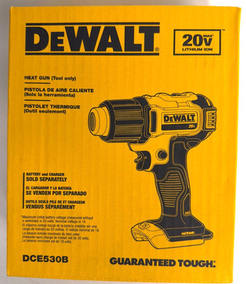 [NEW] (DCE530B) DEWALT 20V MAX* Cordless Heat Gun - Tool Only