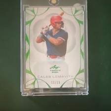 Leaf 2024 Trinity Caleb Lomavita Serial #11/15 Card 251 Baseball