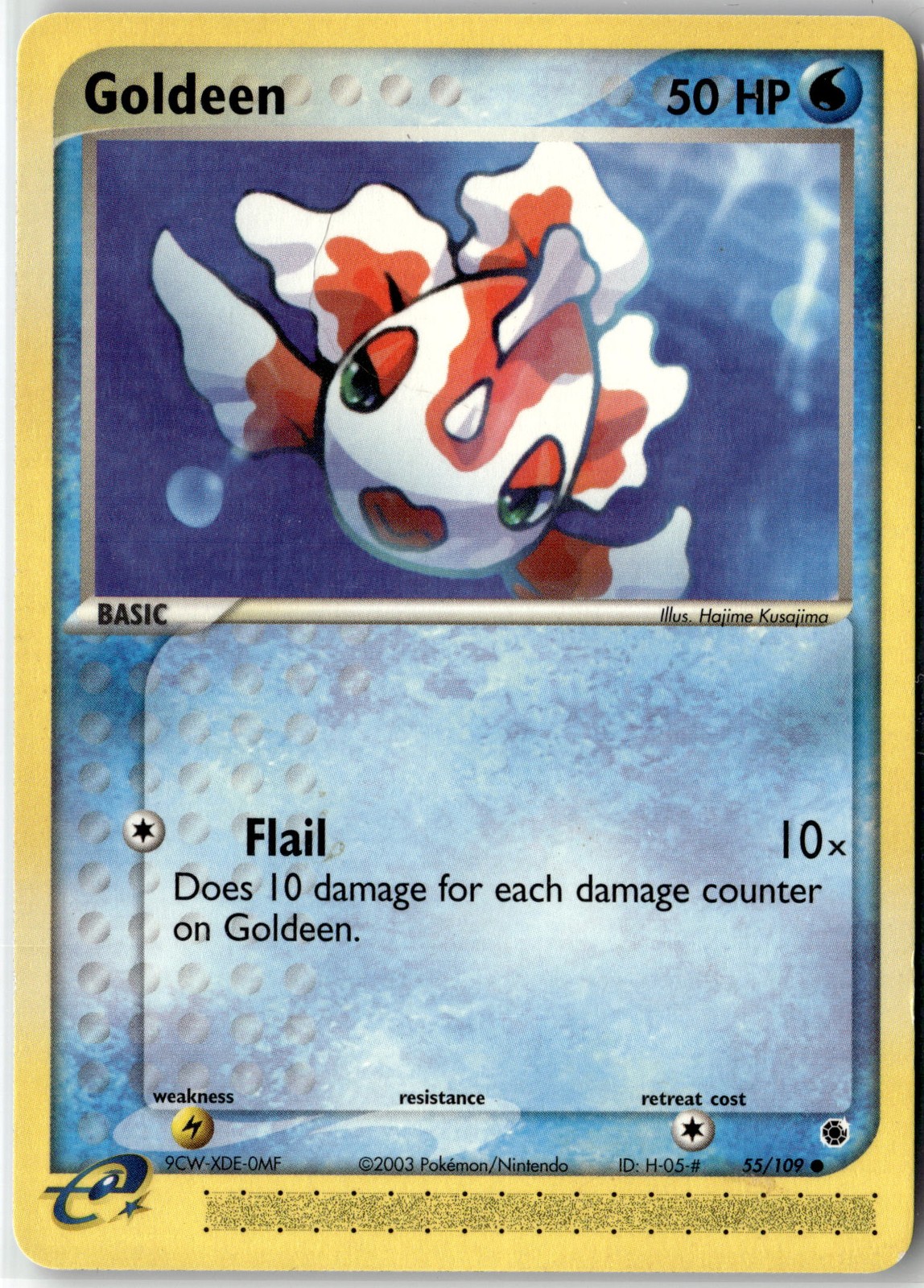 Goldeen Common Ruby and Sapphire 55/109 NM