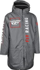 Fly Racing Pit Coat Grey/Red