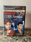 Resident Evil CODE: Veronica X PS2 CIB Black Label Box w/ DMC Demo & Manual