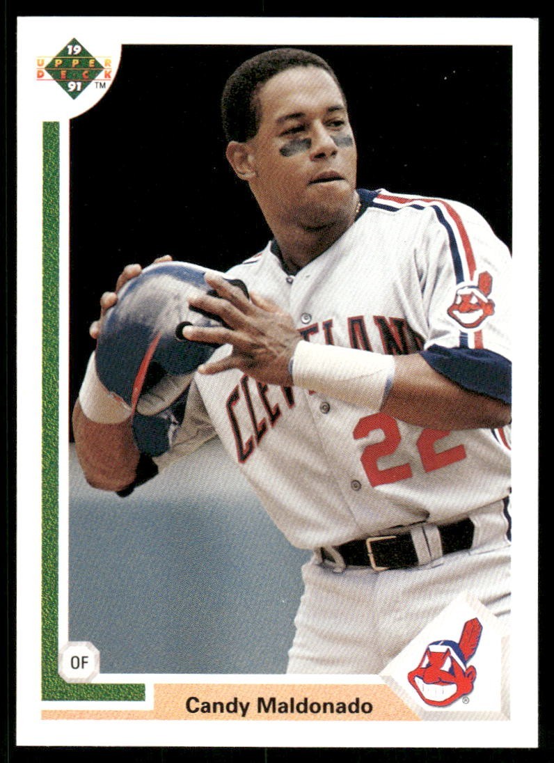 1991 Candy Maldonado #138 Upper Deck Cleveland Indians Baseball