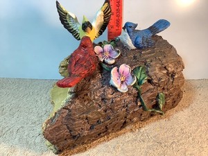 Birds and Flowers Decorative Gutter Downspout Cover Cardinals Blue Jay