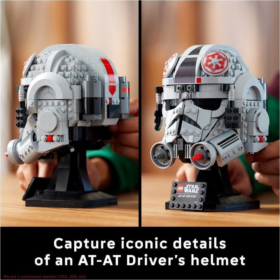 LEGO Star Wars: The Empire Strikes Back AT-AT Driver Helmet Building Set for ... - Image 4 of 4