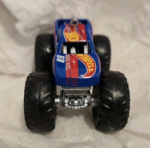 HALLMARK 2022 RACE ACE HOT WHEELS MONSTER TRUCK ADORNO NAVIDAD NUEVO EN CAJA - Imagen 3 de 8
