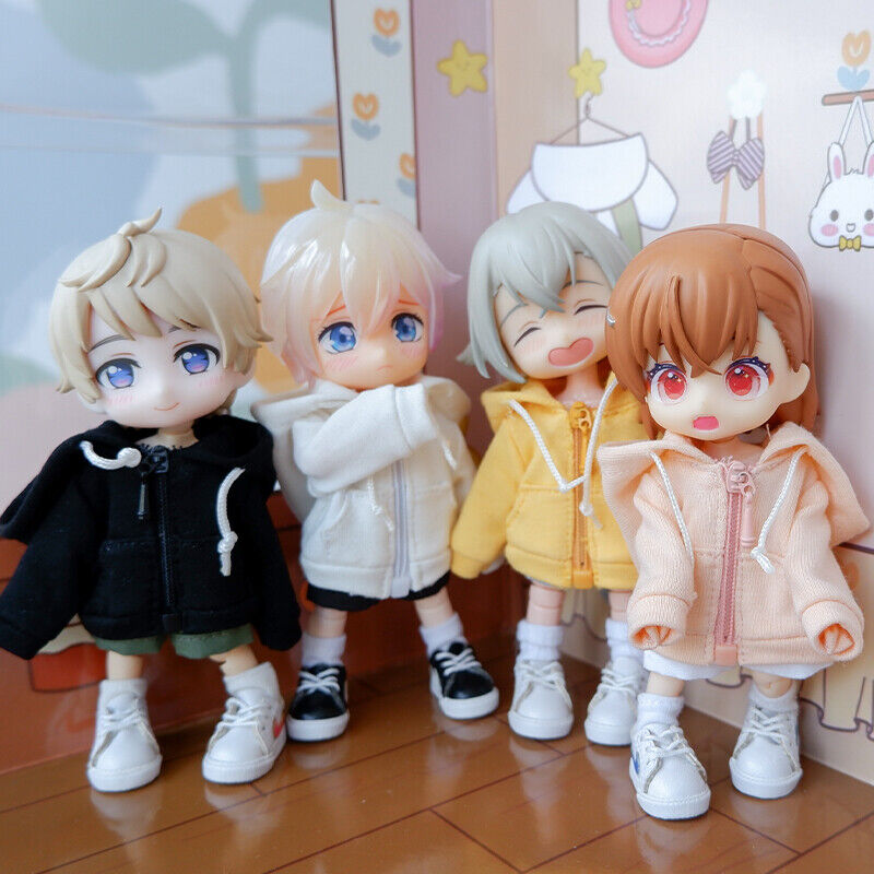 OB11 Nendoroid Doll Zipper Hoodie 1/12 BJD Obitsu 11 GSC YMY OB11 Nendoroid Doll Zipper Hoodie 1/12 BJD Obitsu 11 GSC YMY
