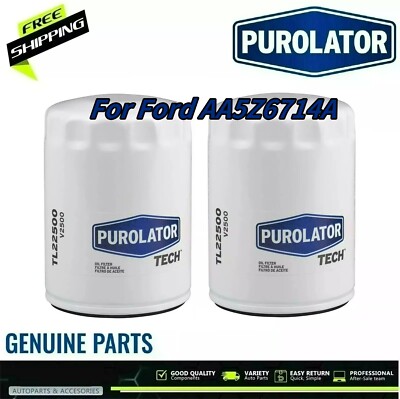 2 Pack Purolator FL500S Professional Engine Oil Filters For Ford AA5Z6714A