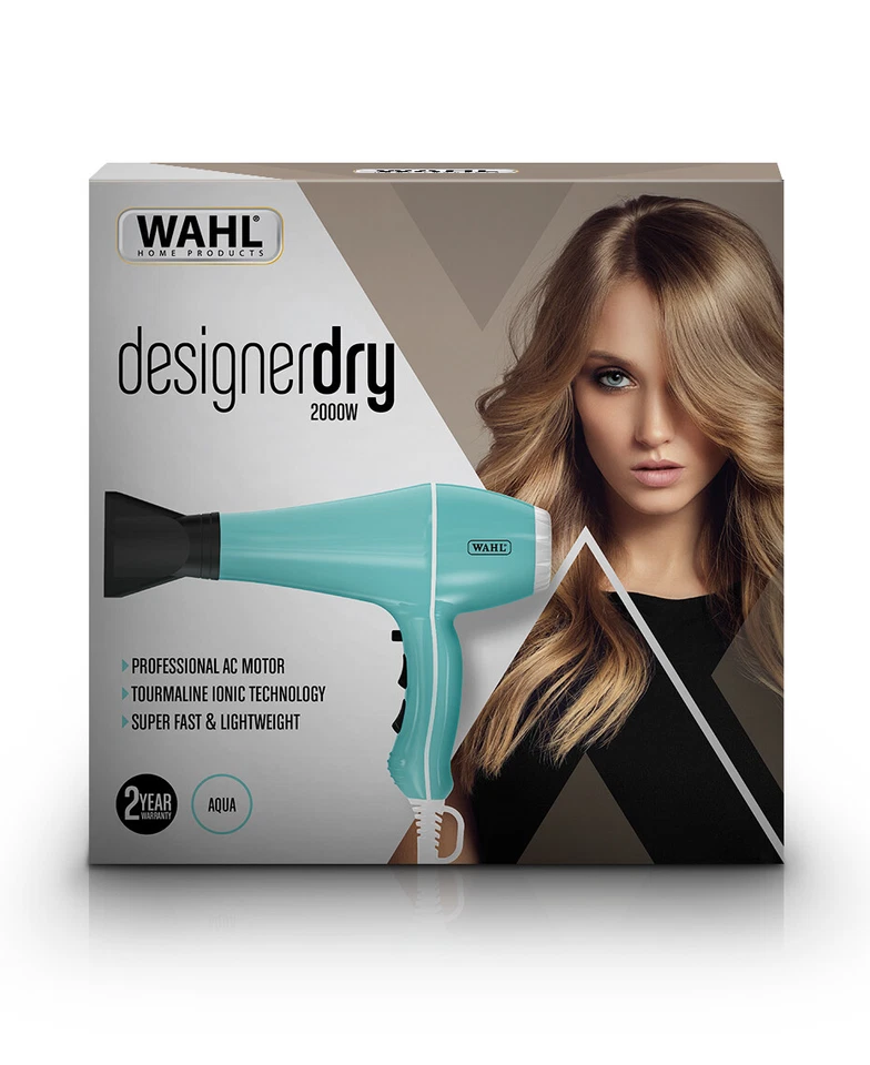 New Wahl Designer Hair Dryer - Aqua - image 3 of 3