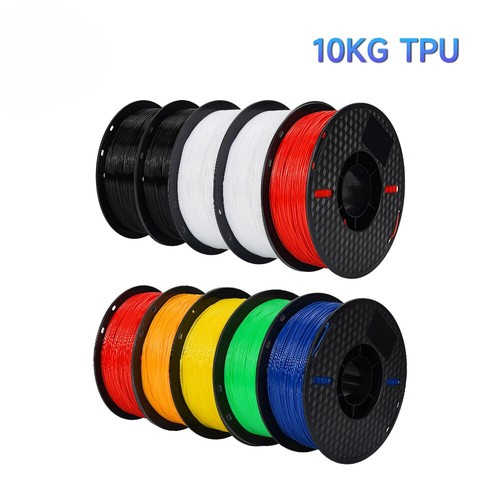 Filament 10KG/22LBS 95A Flexible TPU 3D Printing Filament 1.75mm Soft Rubber - 第 1/9 張圖片