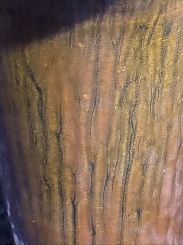 Vtg Royal Crown North Carolina Pottery Brown Drip Glaze Tulip Vase Handmade 10” - Picture 5 of 8