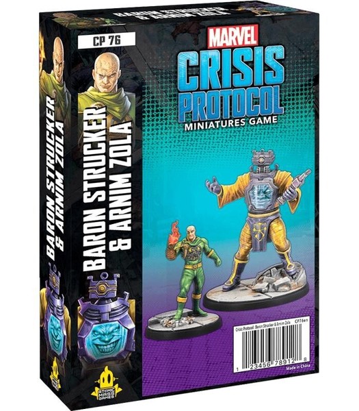 MARVEL CRISIS PROTOCOL:  BARON STRUCKER & ARNIM ZOLA  - INGLES MCP