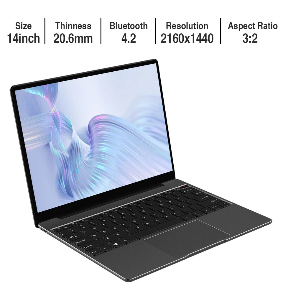 CHUWI CoreBook X NoteBook 14.1'' FHD Intel Core i5 Quad Core 16GB RAM 512GB SSD - Image 3 of 4