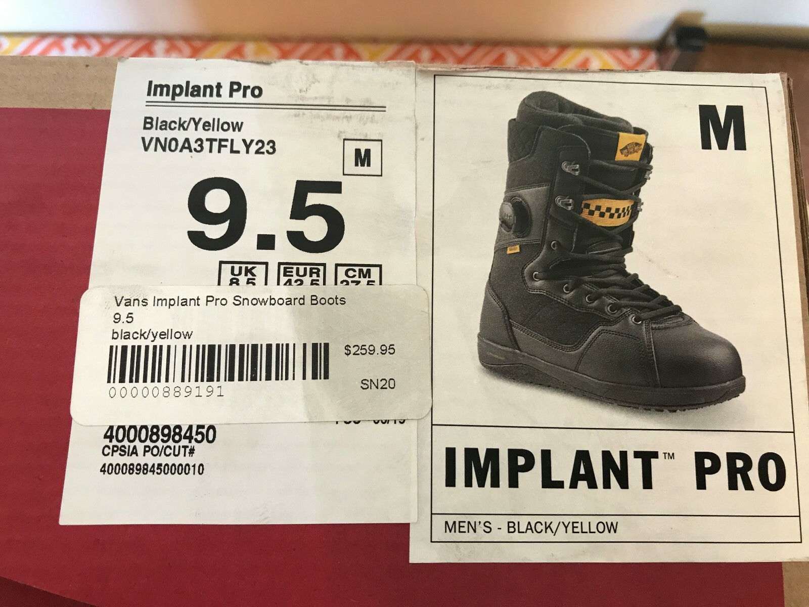 vans implant snowboard boots