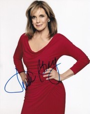 LINDA GRAY signed Autogramm 20x25cm DALLAS in Person autograph COA