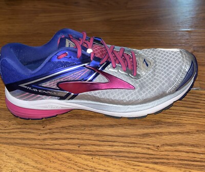 Brooks Shoes Women Size Running Sneakers Ravenna Gray Blue