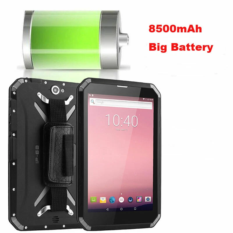 8" Unlocked Android 4G LTE Rugged Smartphone Phone Tablet Mobile NFC Waterproof - Image 3 of 4