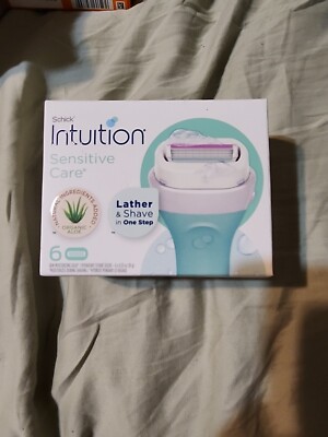 Schick Intuition Sensitive Care Moisturizing Razor Blade Refills, 6 Cartridges