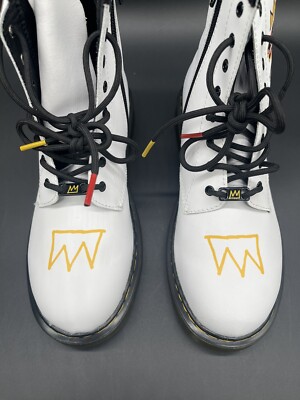 RARE Dr. Martens 1460 LIMITED Jean-Michel Basquiat White Dinosaur
