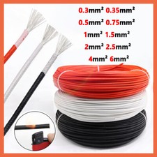 Heat Resistant 0.3mm -6mm Fibreglass Wire Appliance Cable High Temp Spares