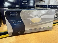 Harbor Breeze Echo Lake 52” Indoor / Outdoor White Ceiling Fan 42081 - NEW!!!
