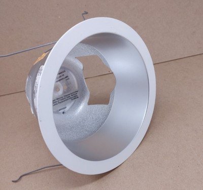 Cooper Lighting 6'' Can Light Reflector Silver w/ White Ring 62HHWF