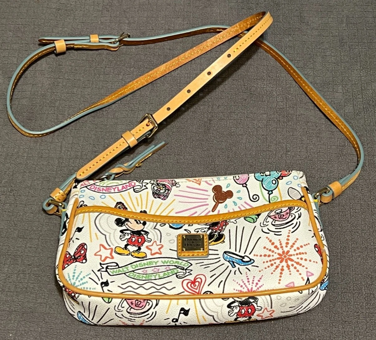 Disney Dooney & Bourke Bag - White Sketch - Crossbody