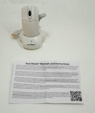 Seal Shield STWM042WE Silver Storm 2.4 GHz Wireless Optical Mouse Medical Grade