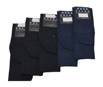 Falke B-Ware 5 Paar Herren Socken Sensitive London Größe 39 - 42 Strümpfe B88