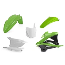 POLISPORT  PLASTIC BODY KIT OE COLOR Kawasaki KX85 2014-2021 Kawasaki KX100