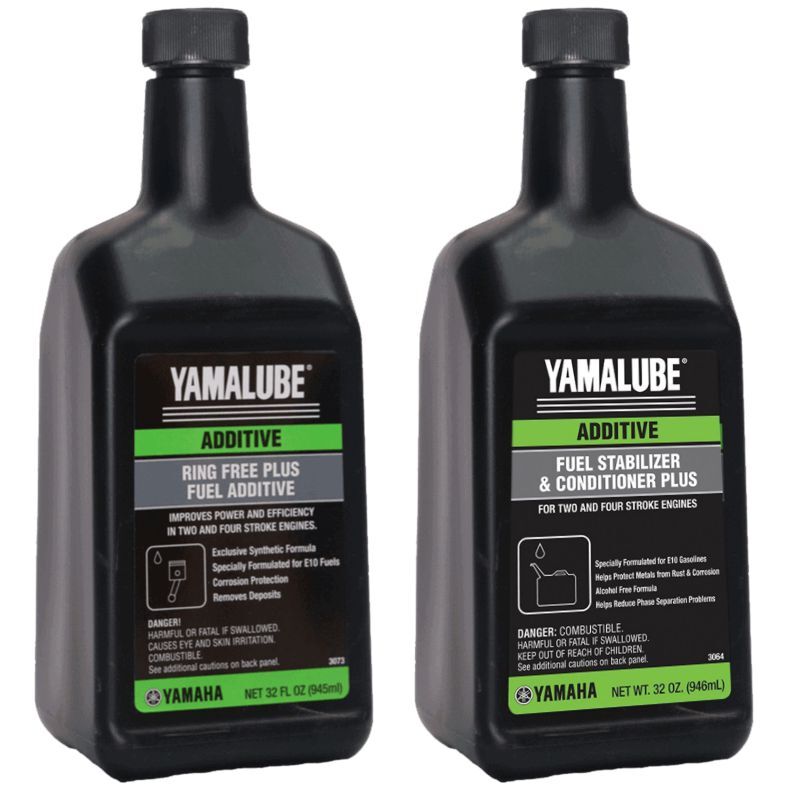 Yamaha Yamalube Fuel Treatment Ring Free & Stabilizer 2 Piece 32oz