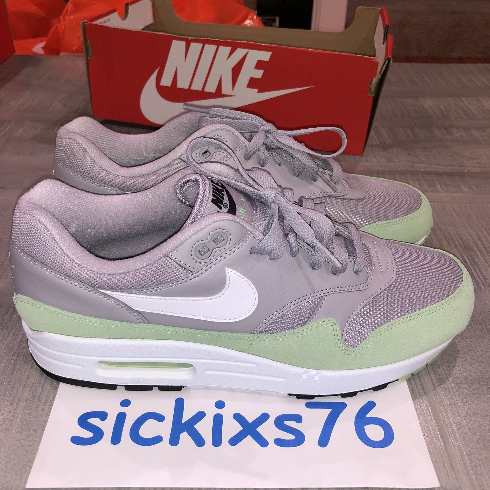 air max 1 grey mint