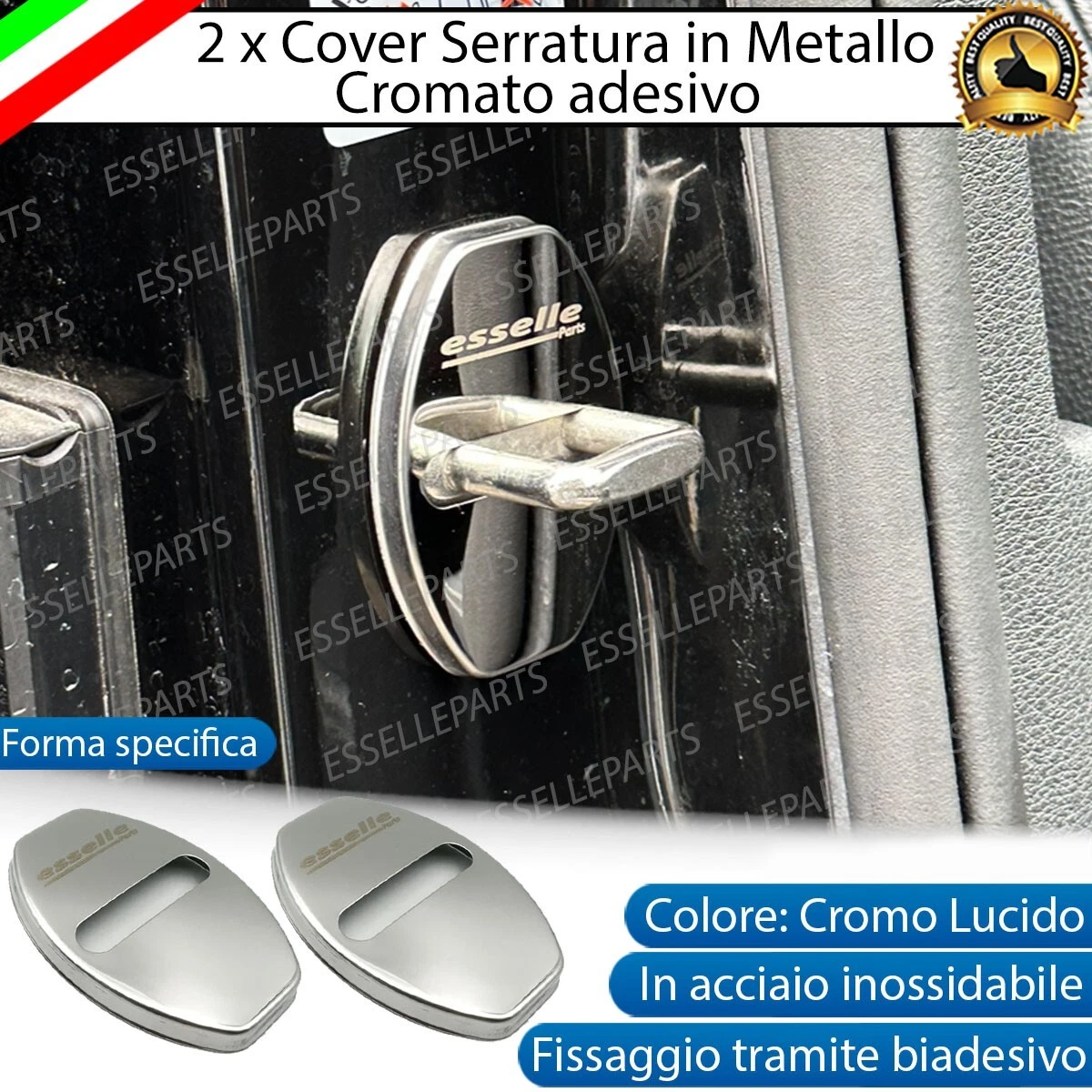 Profilo cromato blu - PROFILI PER INTERNI - Simoni Racing