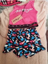 MÄDCHEN NEU MC KENZIE SHORTS & Top SET Oversize ALTER 12-18 MONATE NEU MIT ETIKETT