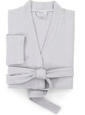 LINUM HOME Smyrna L/XL Hotel/Spa Robe Gray