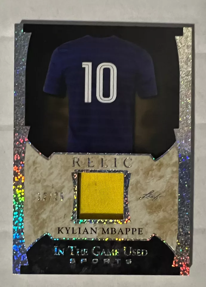 品多く Leaf Game InThe Game Mbappe Used Mbappe ジャンボパッチ