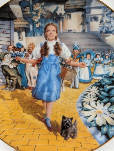 Knowles Wizard of Oz Follow the Yellow Brick Road Plate Limited Edition 1991 - Bild 2 von 7