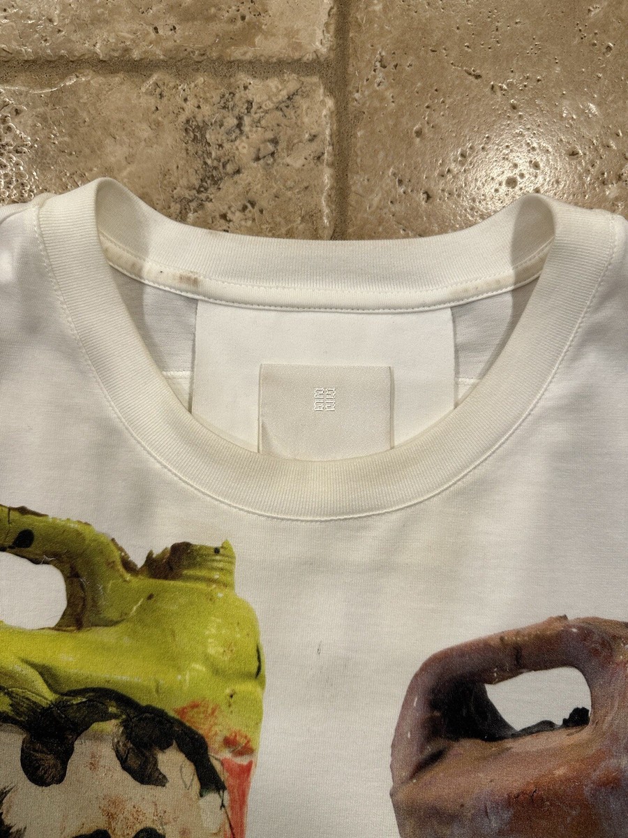 GIVENCHY x JOSH SMITH ペイントロゴ Tシャツ Givenchy x Josh Smith graphic-print T-shirt | Blue | FARFETCH