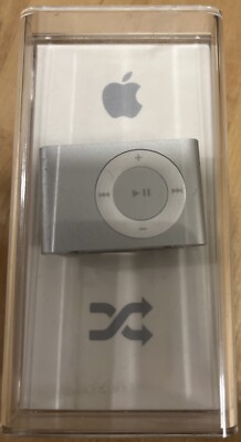 Apple iPod Shuffle 2nd Generation A1204 w/ Box & Accessories Silver