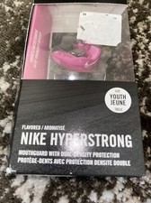 2 Pack Nike Hyperstrong  Pink Mouth Guard Size Youth